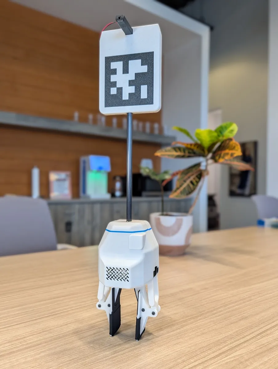 Stringman gripper standing on a table