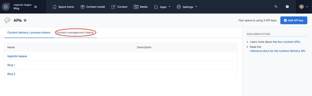 add API key