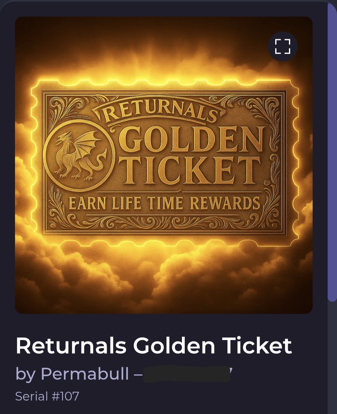 Returnals Golden Ticket Factory