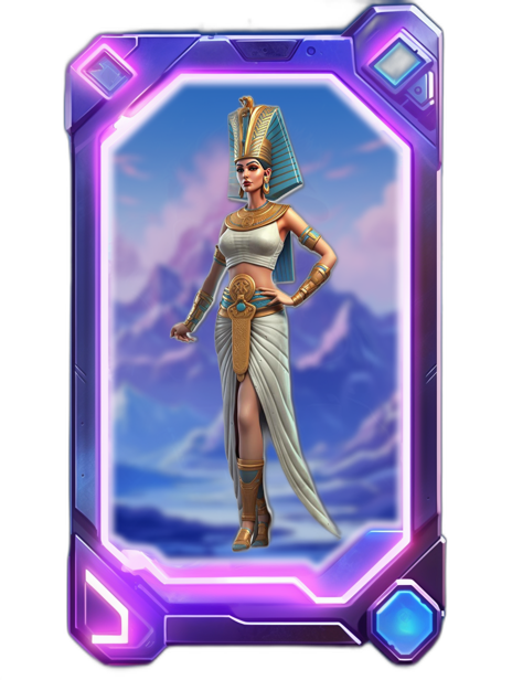 Legendary Egyptian Queen Nefertitis NFT Card