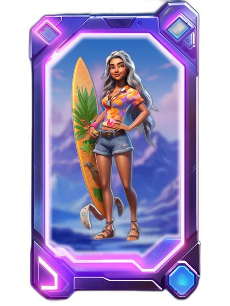 Hawaiian Surfer Girl  A MustHave NFT Collectible for Crypto Enthusiasts