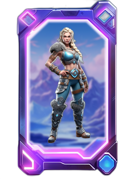 Nordic Shieldmaiden A Powerful NFT Card Worth Collecting