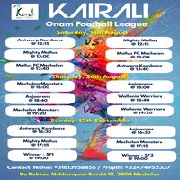Kairali Football League 2021