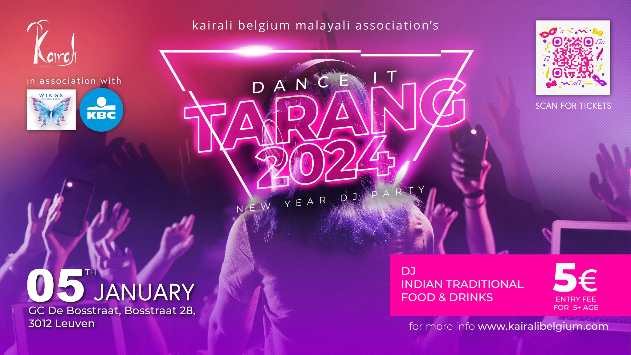 Tarang 2024 - New Year DJ Party