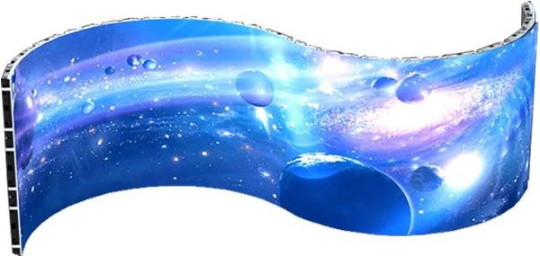 Fine‑pitch indoor LED video wall in a home theater