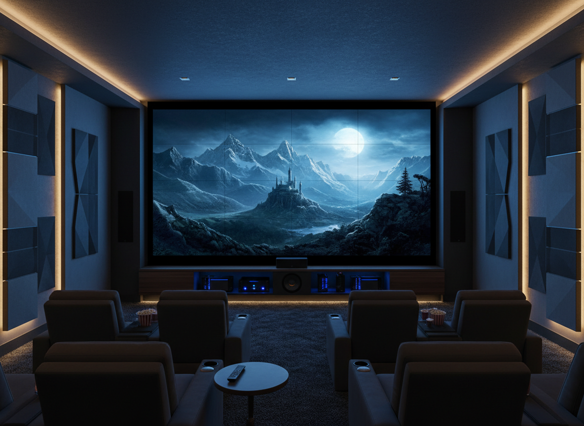Beyond the Bezel: Why UHD LED Walls Are replacing LCDs and Projectors in Luxury Homes