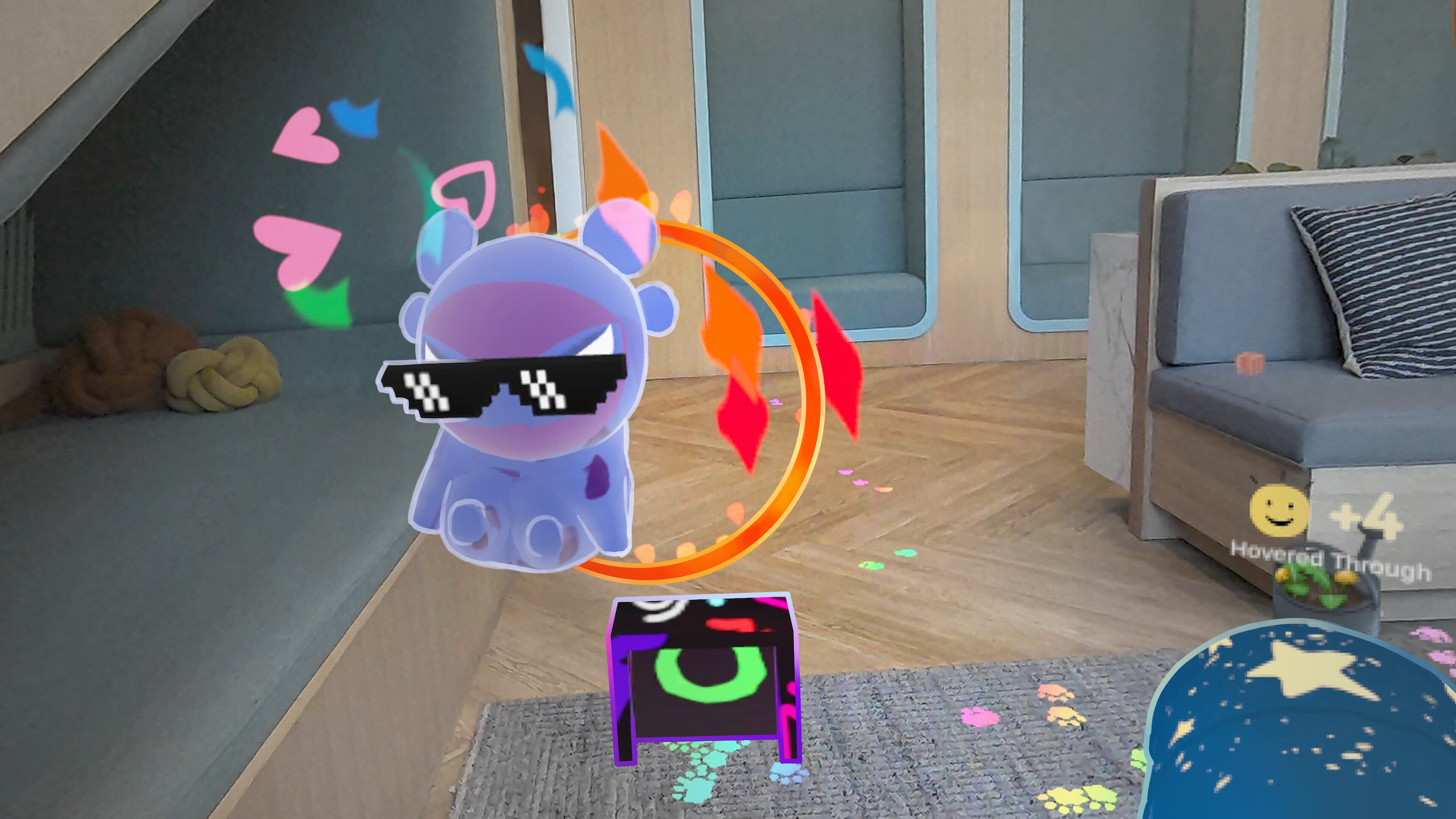 Play date with obstacle course items