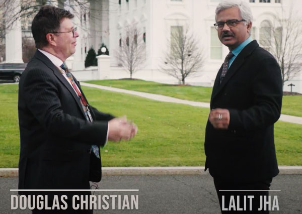 Douglas Christian and Jon-Christopher Bua Mock White House Correspondents 