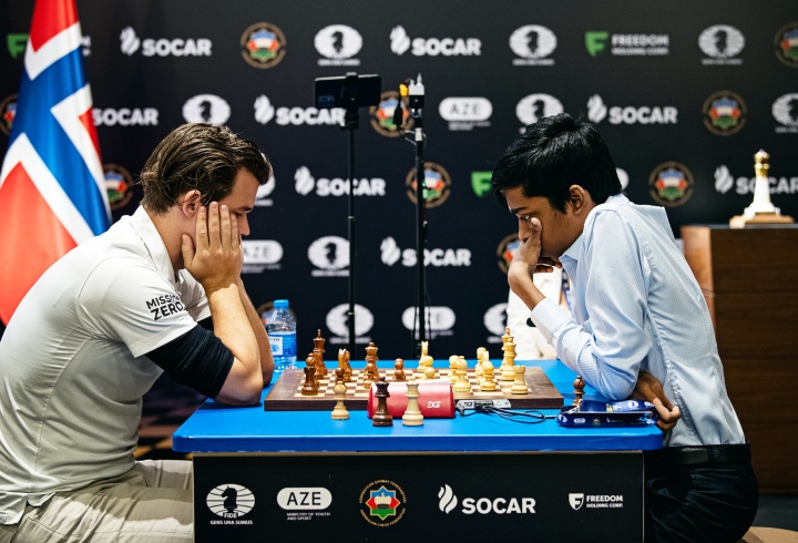 Chess World Cup 2023 Final: Carlsen trumps Praggnanandhaa in tie