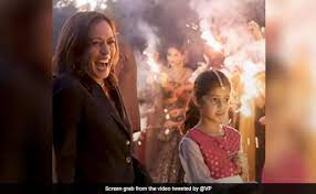US Vice President Kamala Harris Celebrates Diwali