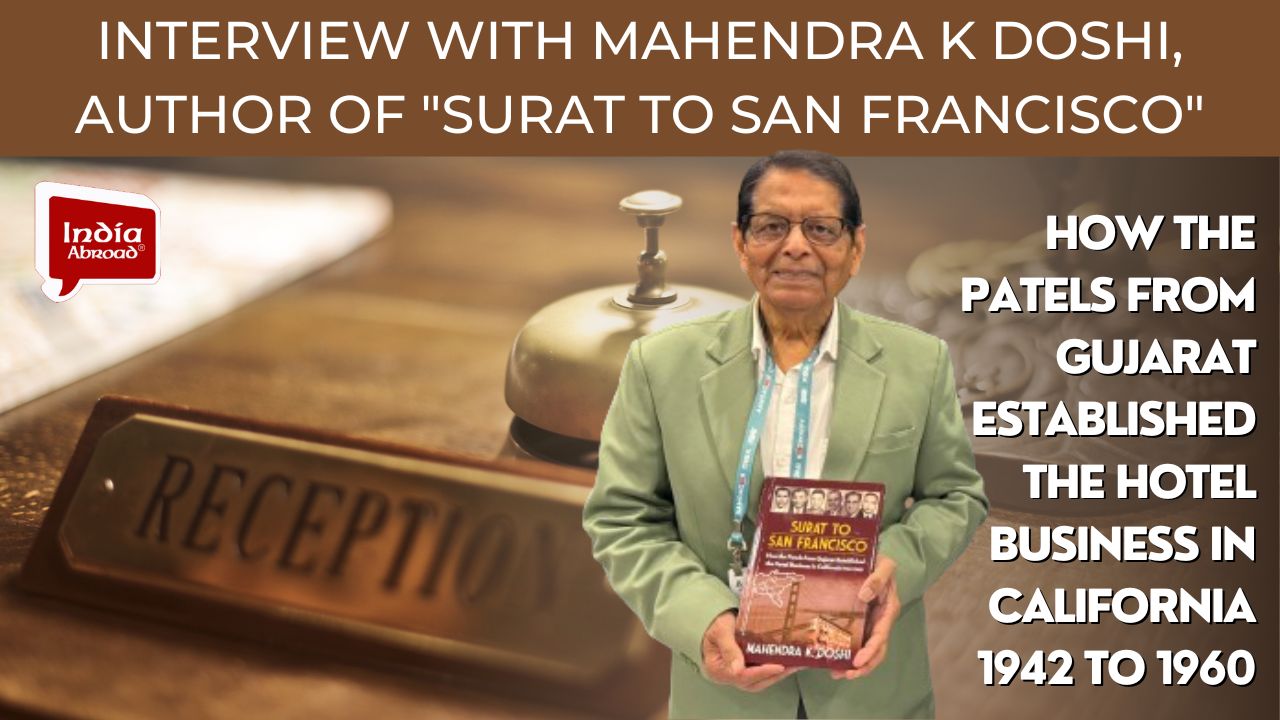 Interview with Mahendra K Doshi, author of 'Surat to San Francisco'