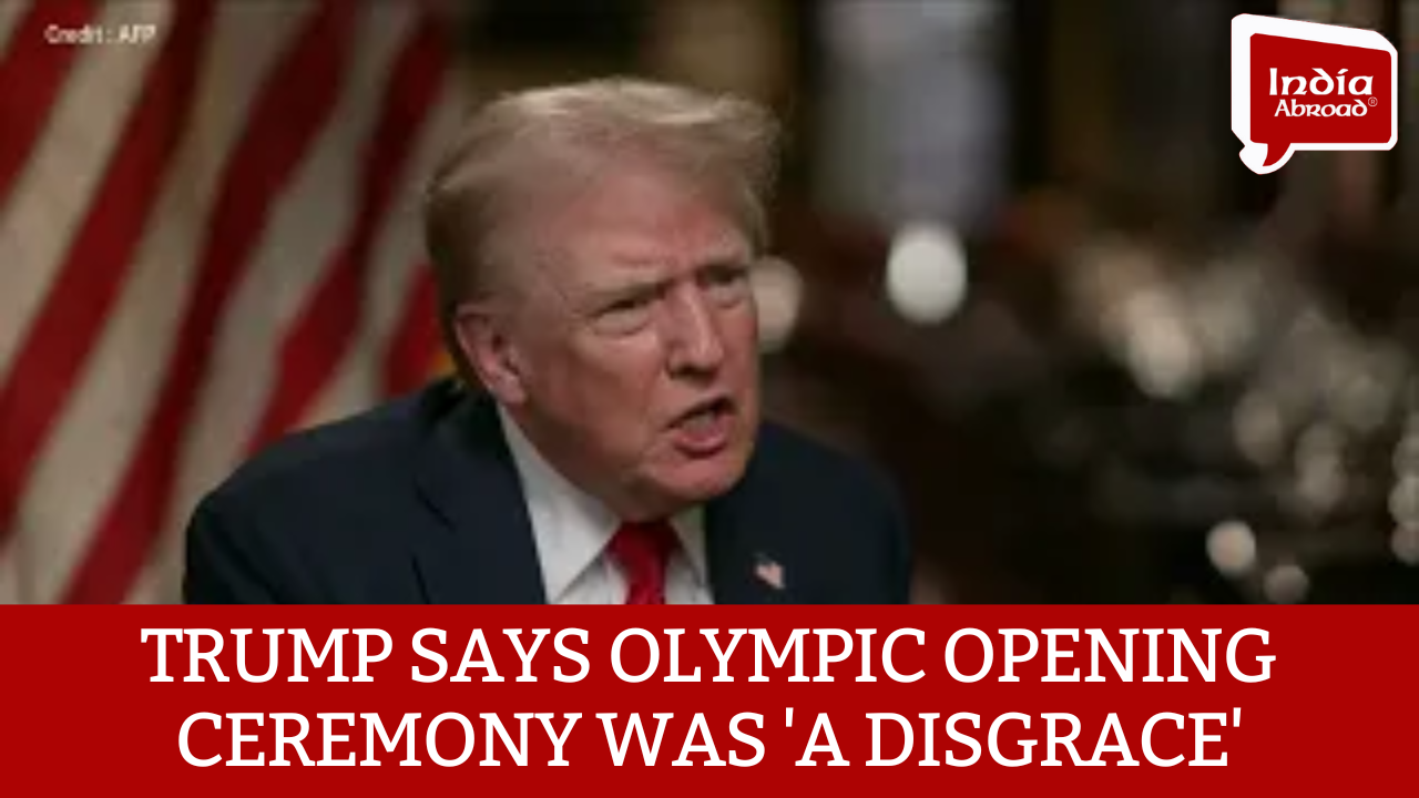 Trump says Olympic opening ceremony was 'a disgrace' 