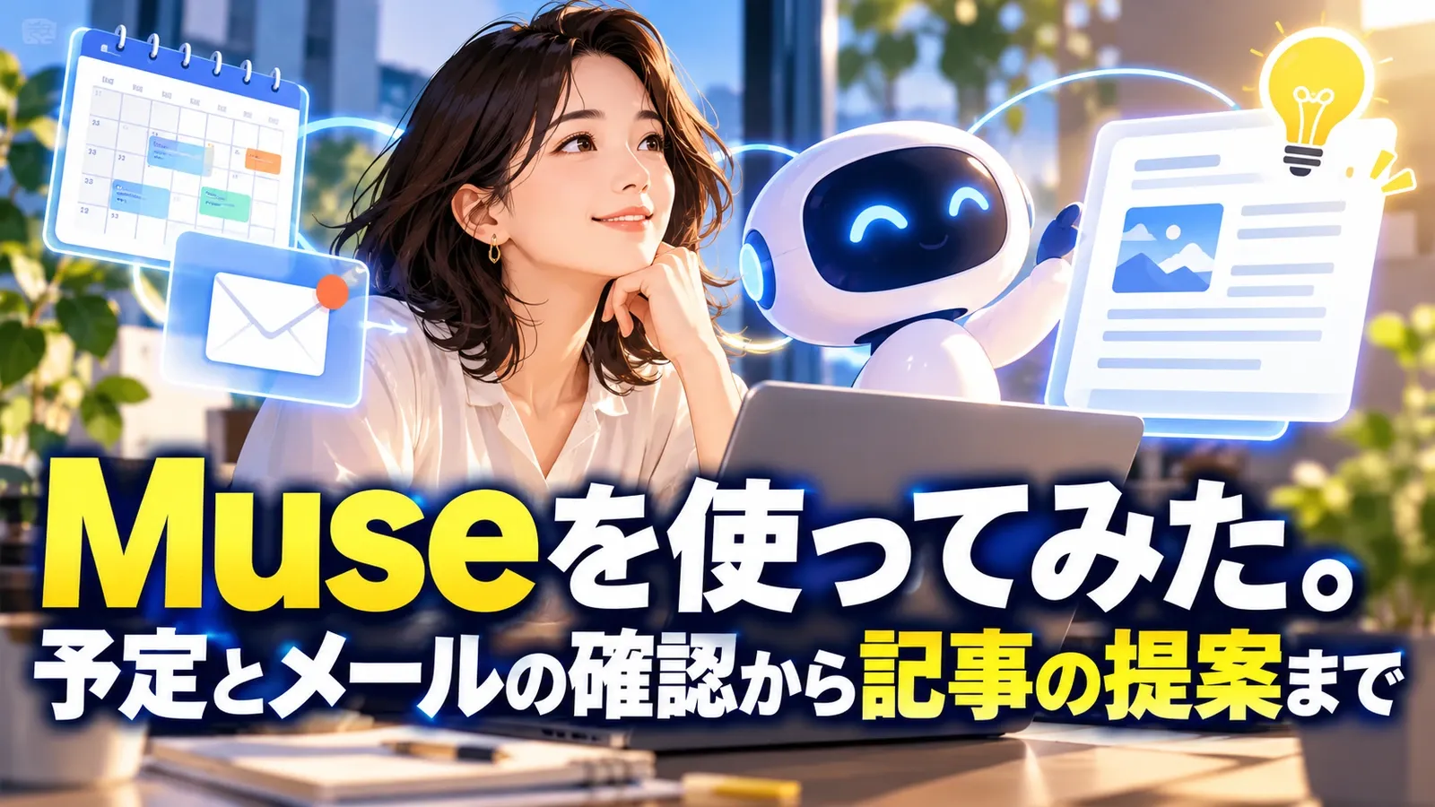 Museを使ってみた。予定とメールの確認から記事の提案まで