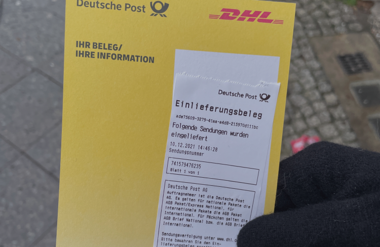 DHL fancy чек