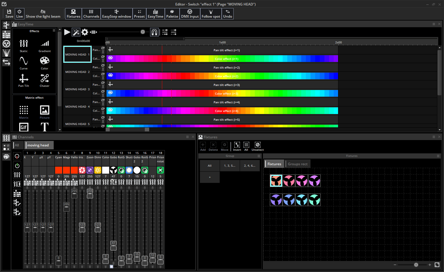 create a profile fixture in sunlite suite 1