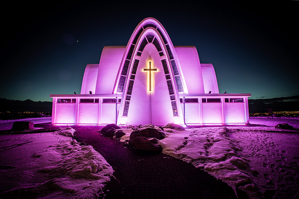 The Church of Kópavogur - Iceland