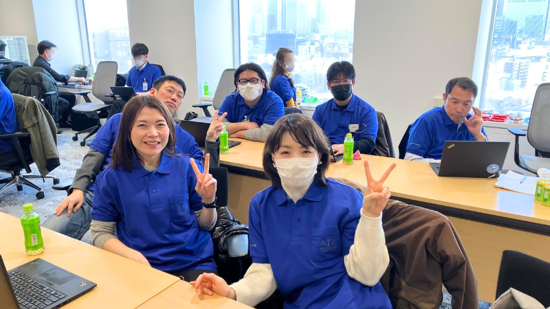 発表後のメンバーの様子