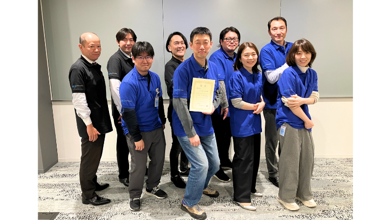 受賞後集合写真