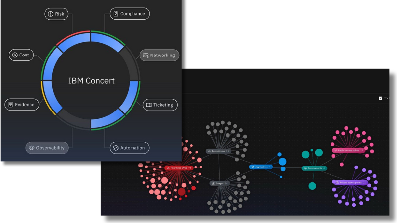 IBM Concertの機能、IBM Concertの画面