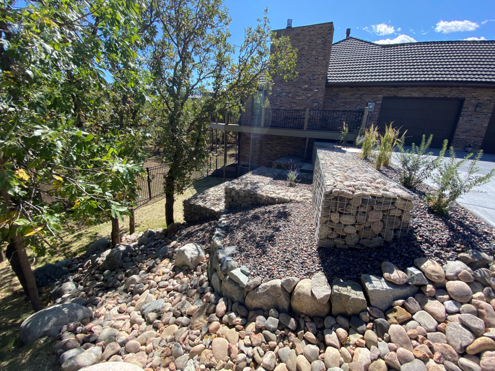 Gabion Walls in the Broadmoor Bluffs