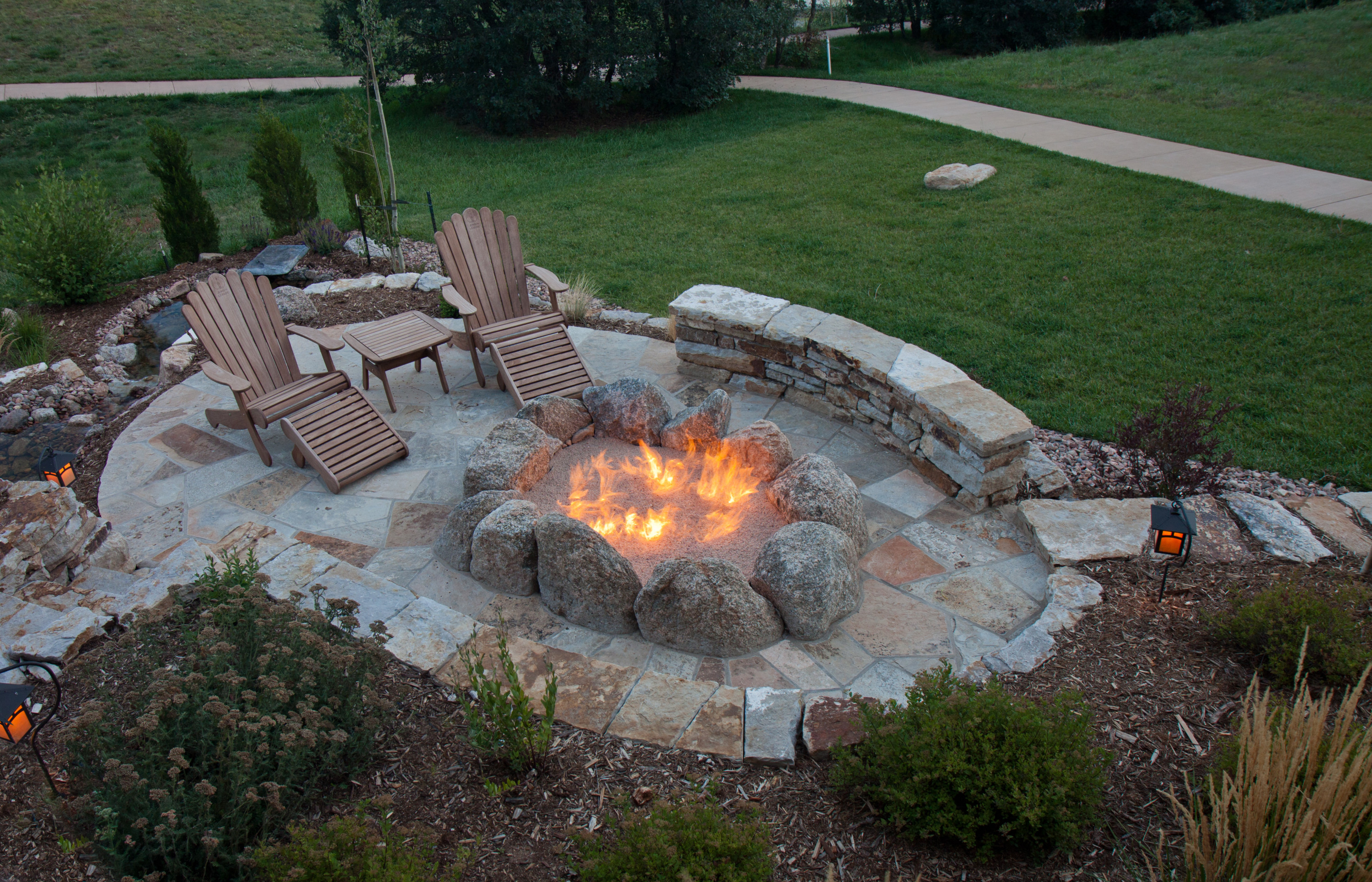 Colorado Springs Landcape Design Stone Crossing Outdoor Living Before Photo