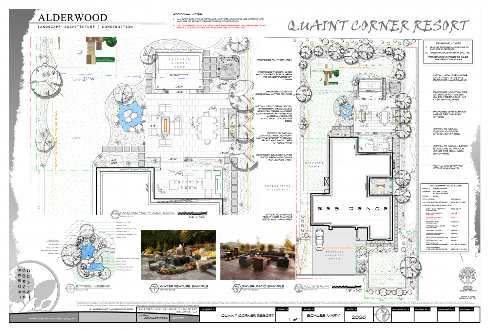 Quaint Corner Resort Blueprint