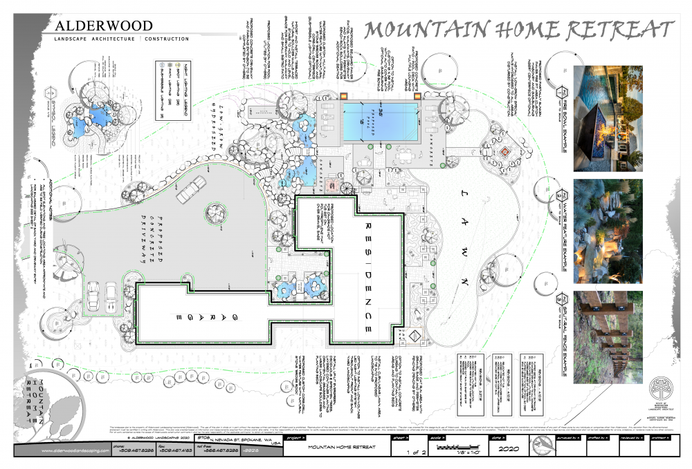 Mountain Home Retreat Blueprint