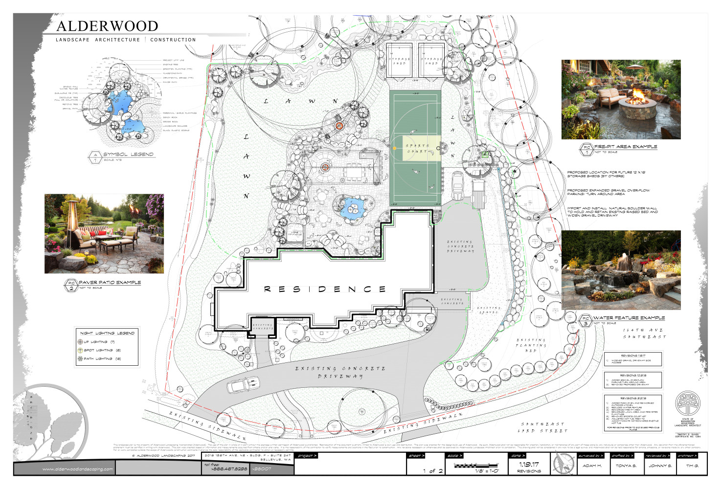 Forested Courtyard Oasis Blueprint