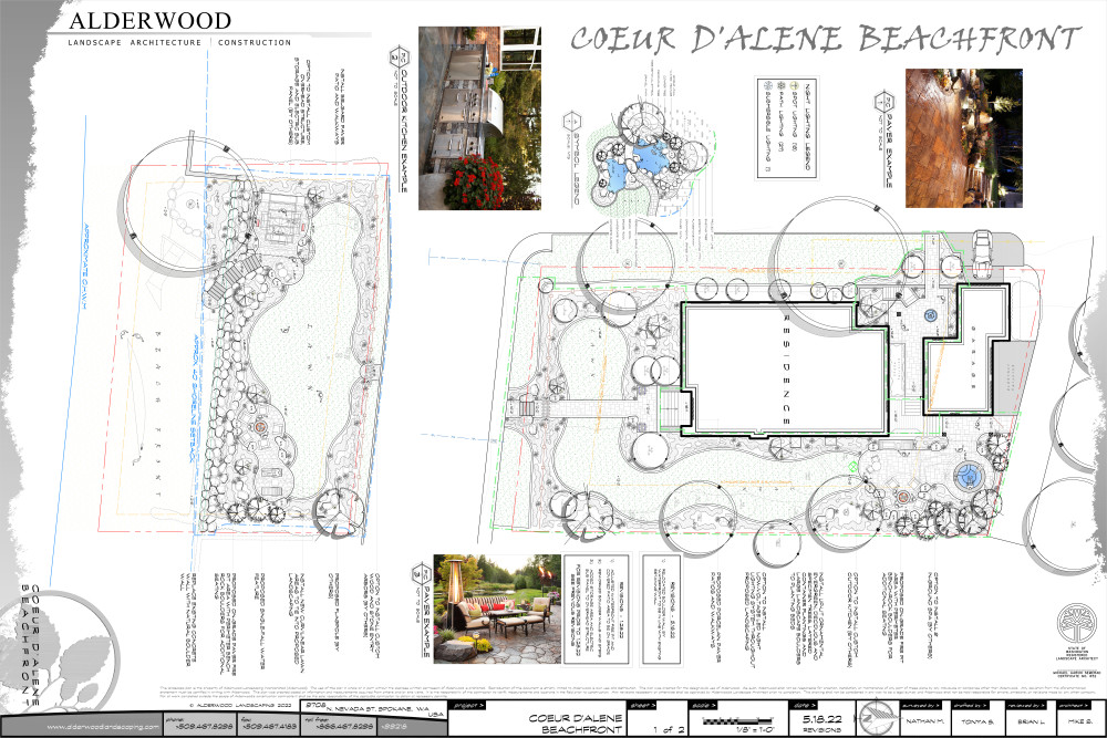 Coeur D'Alene Beachfront Blueprint