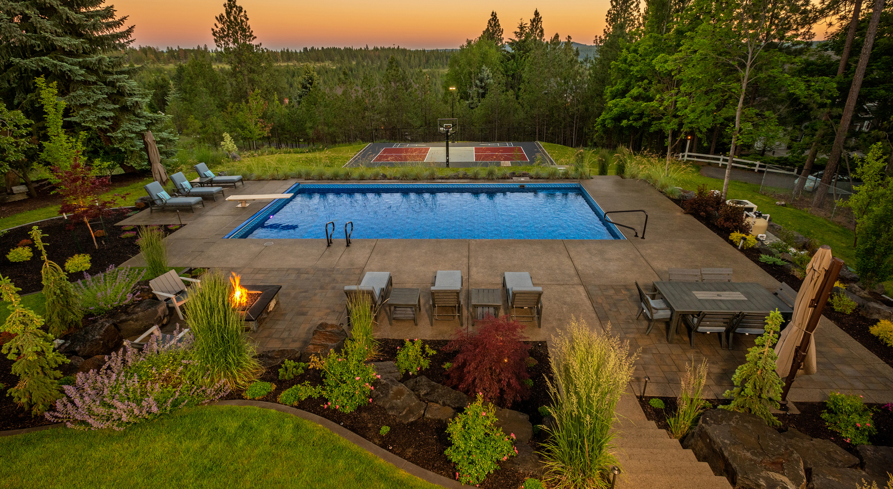 Coeur d'Alene Landcape Design Destination Backyard Before Photo