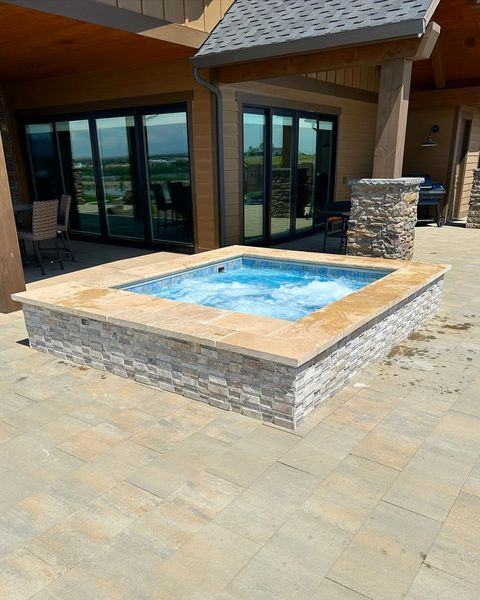 Custom Gunite Spa