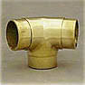 Polished Brass 45°Flush Side Outlet Elbow Fitting (1-1/2in)