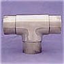 Satin Stainless Flush Tee Fitting (1-1/2in)