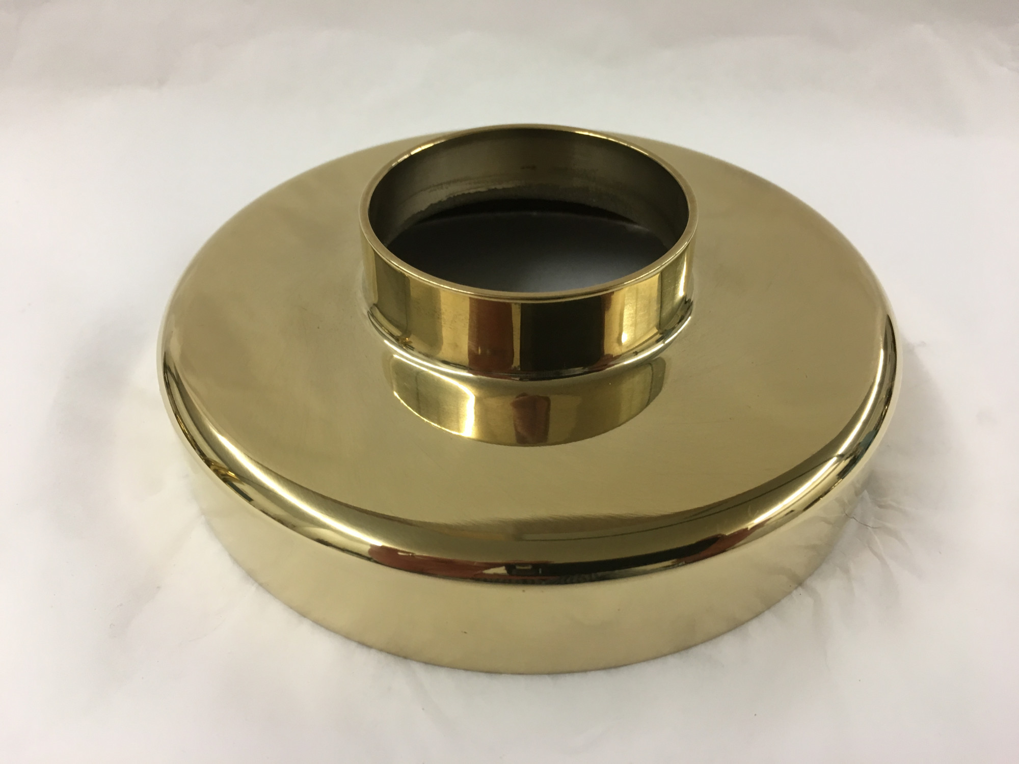 Polished Brass Cast Flange Canopy (2in)