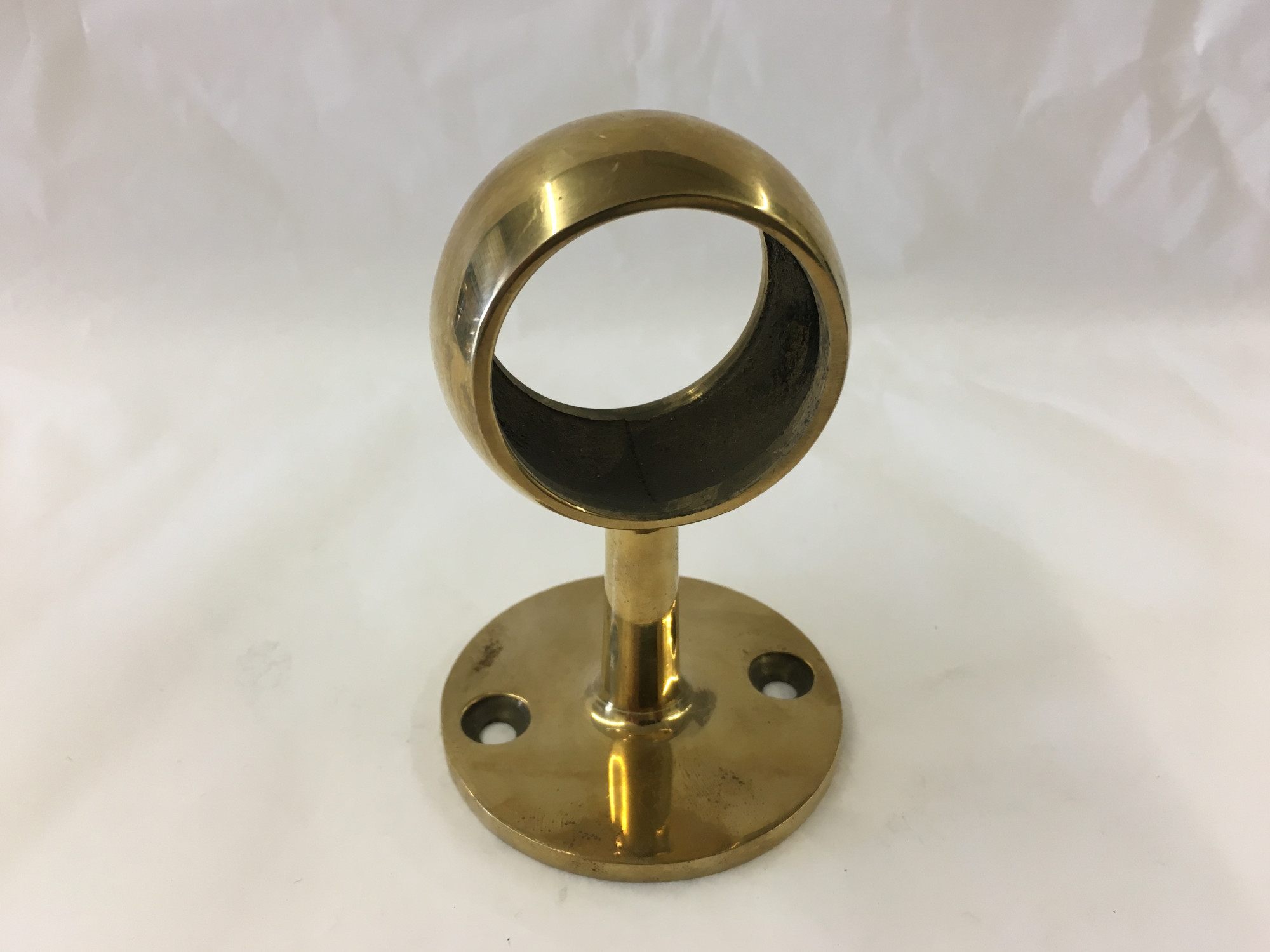Polished Brass Ball Center Post Fitting (1-1/2in)