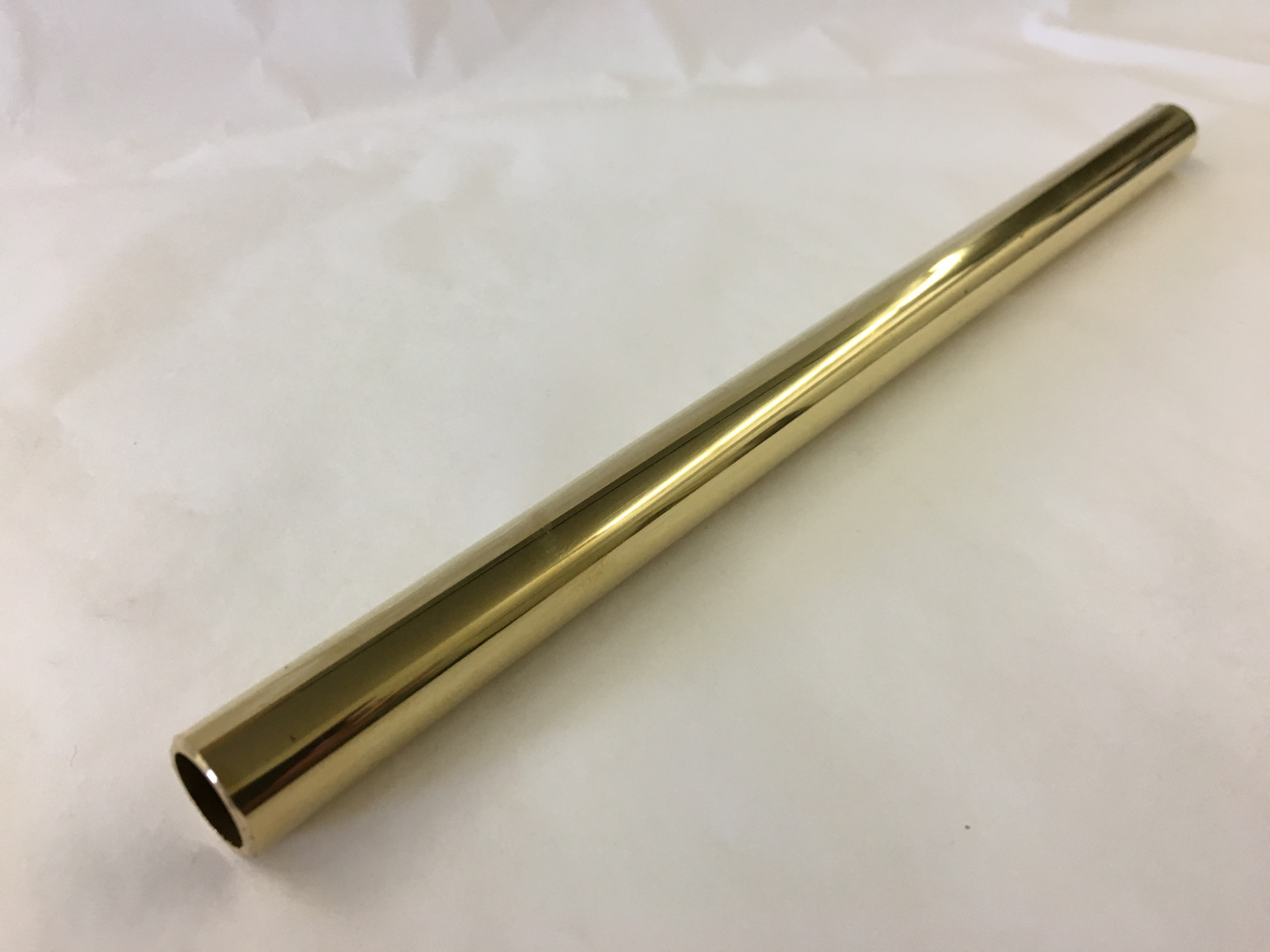 Polished Brass Round Tubing (5/8 Inch OD)