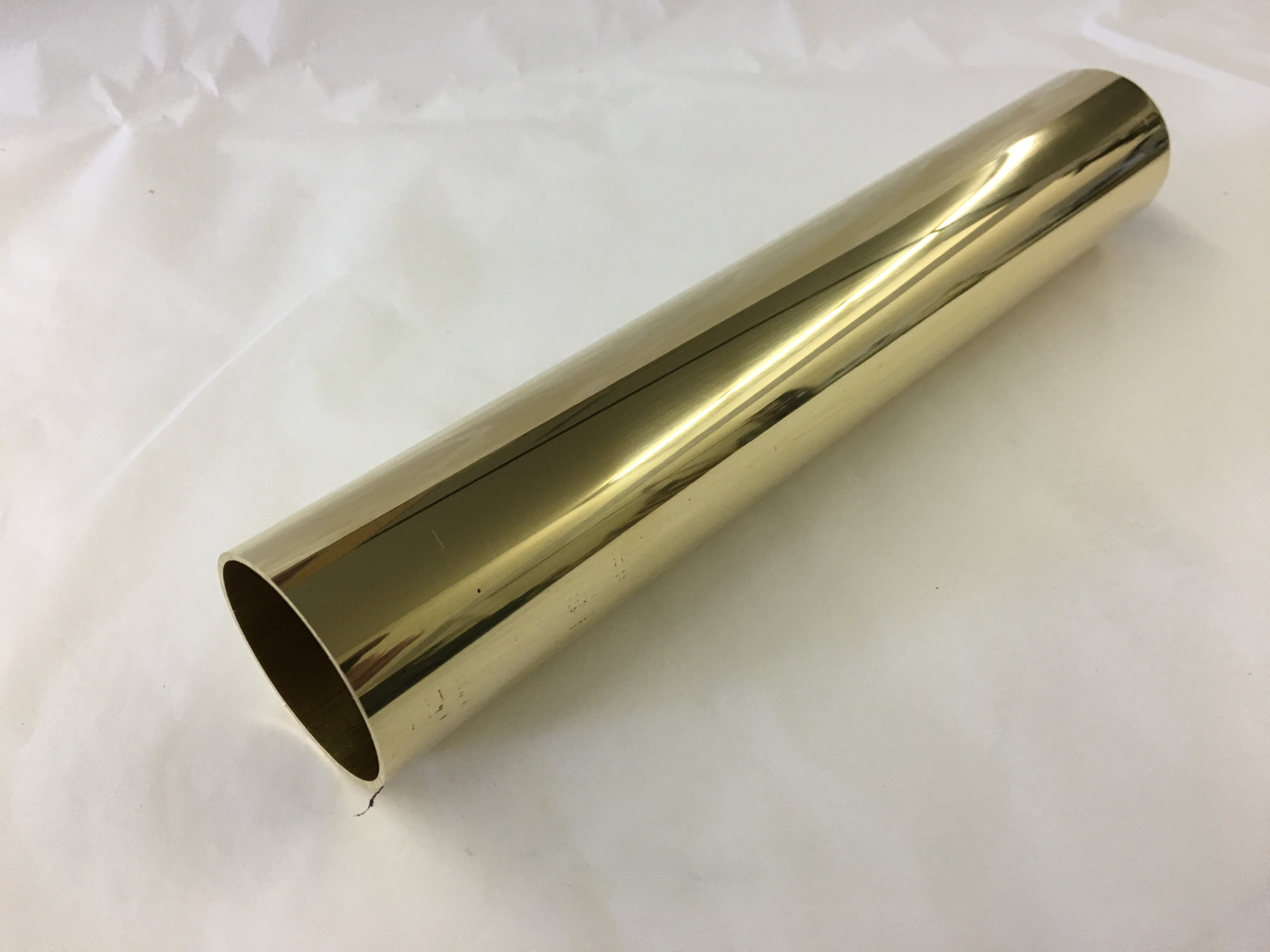 Polished Brass Round Tubing (1-1/2 Inches)