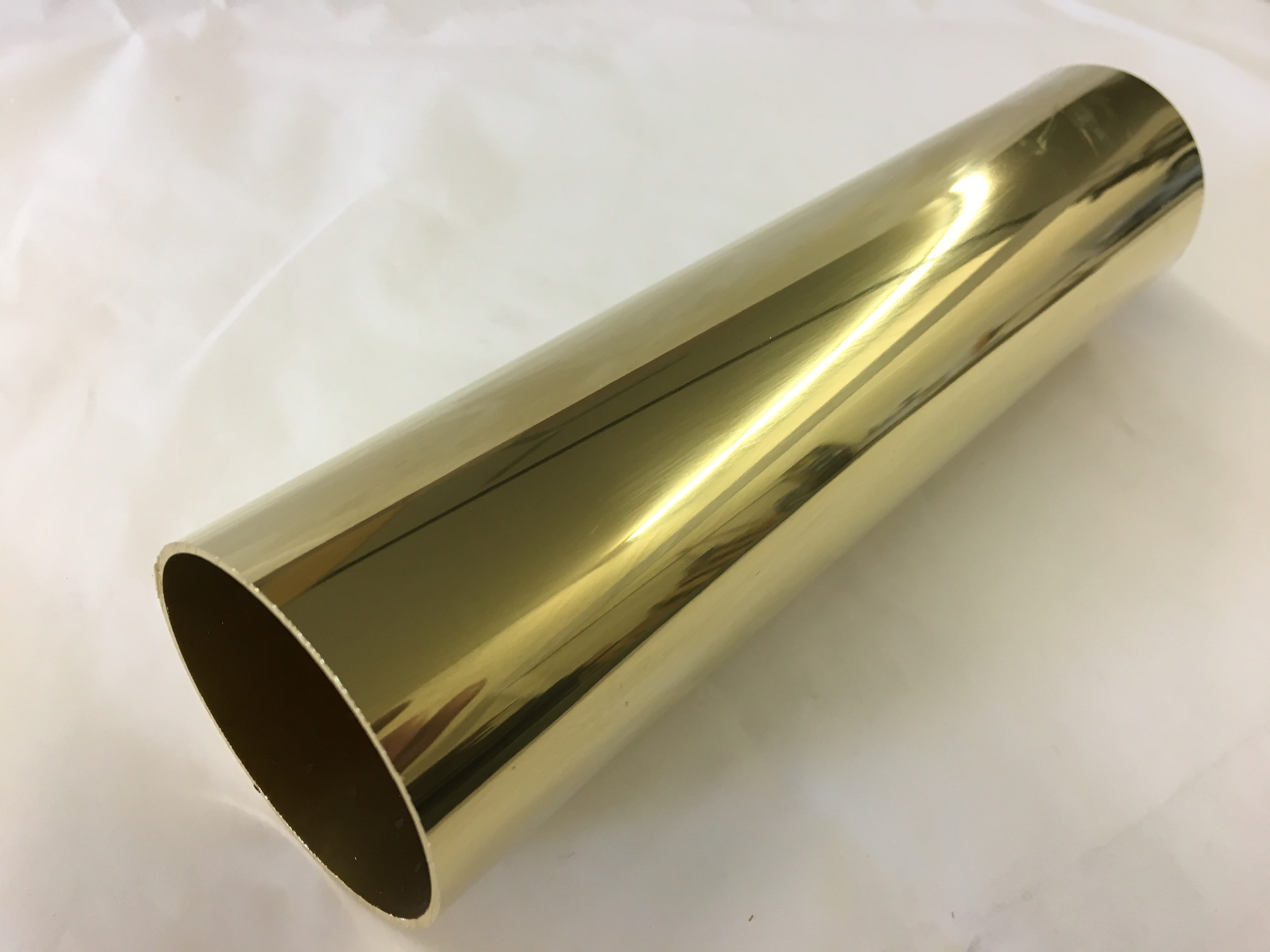 Polished Brass Round Tubing (2 Inches)