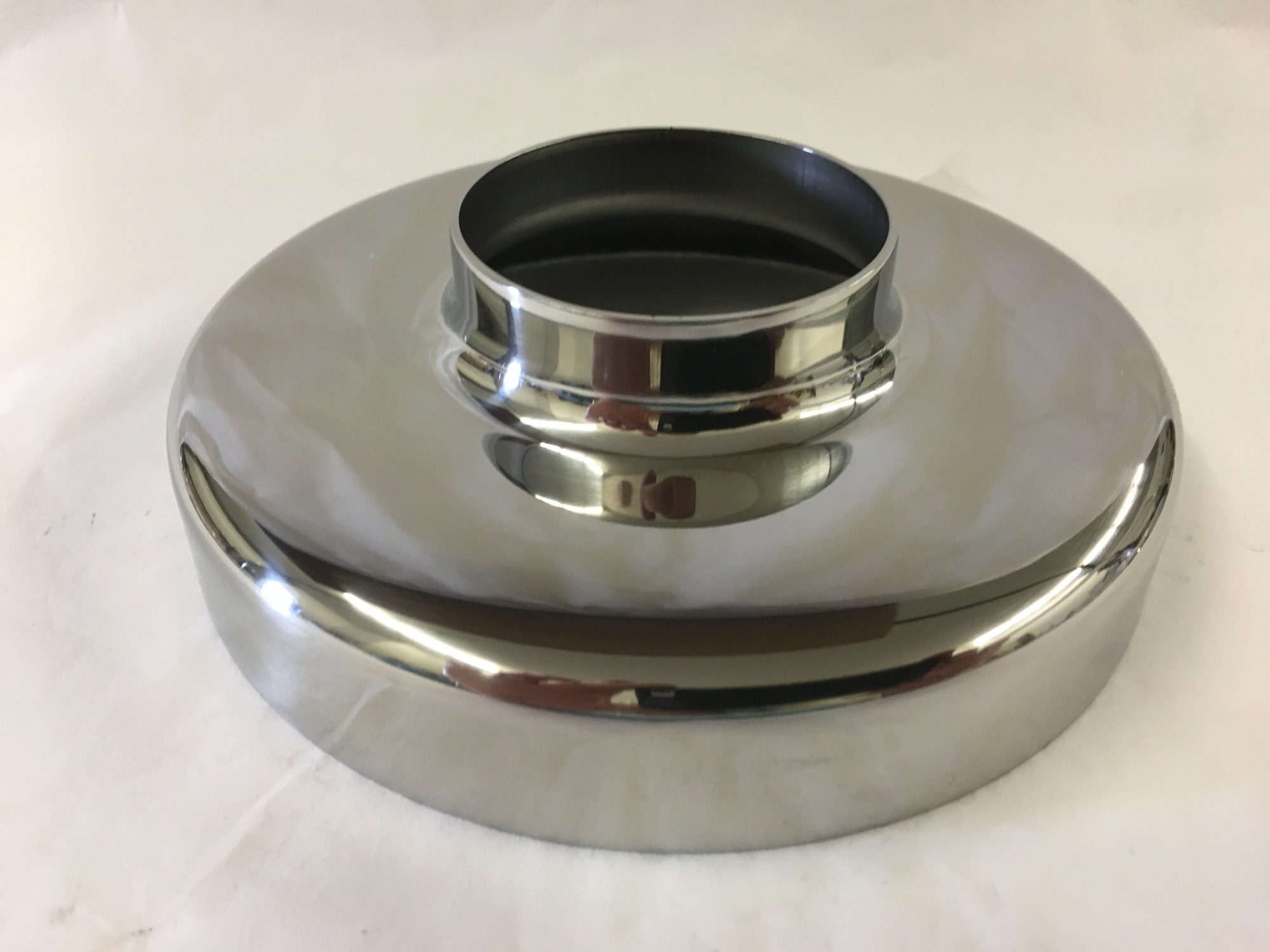 Polished Stainless Flange Canopy (2in)