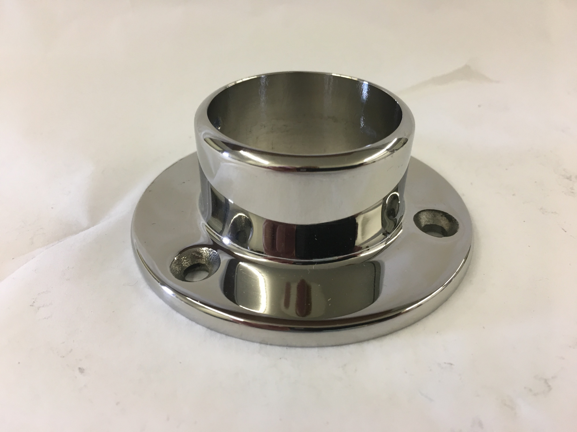 Polished Stainless Wall Flange (1-1/2in)