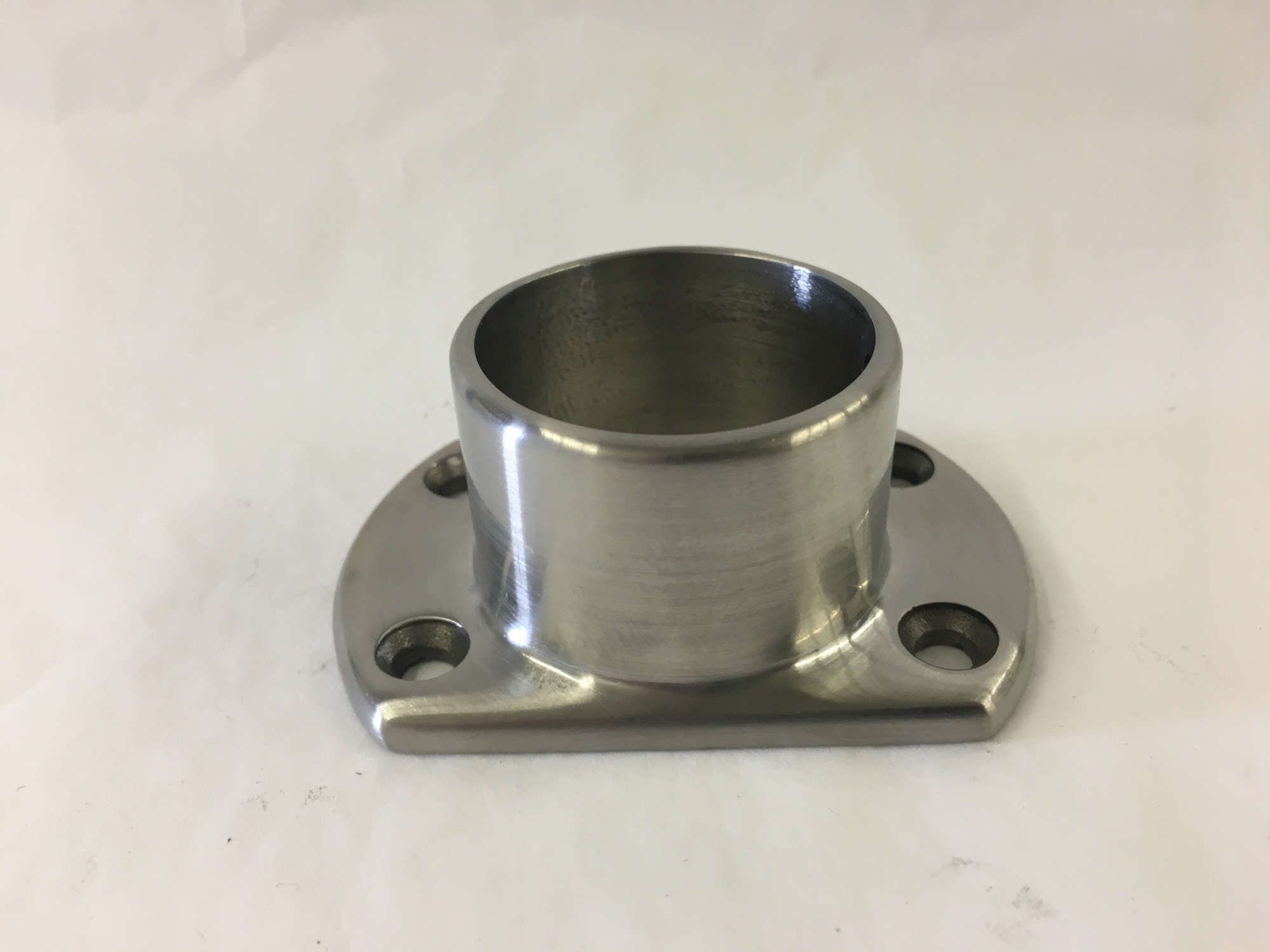 Satin Stainless Cut Wall Flange (2in)