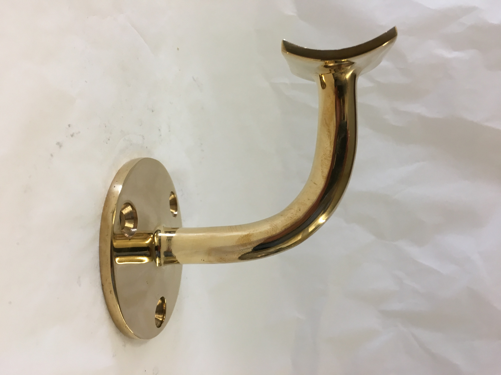 Polished Brass Wall Bracket (2in)