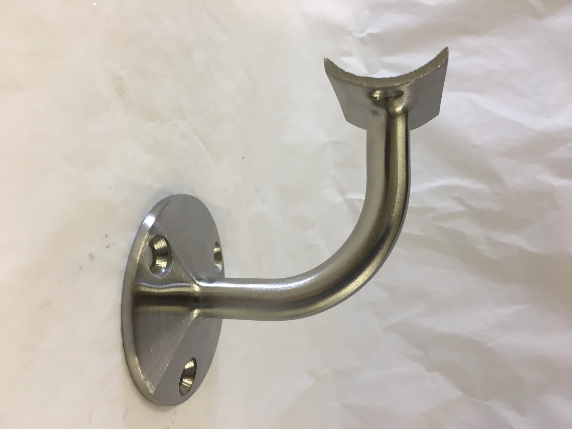 Brassfinders: Satin Stainless Steel Wall Bracket (1-1/2in)