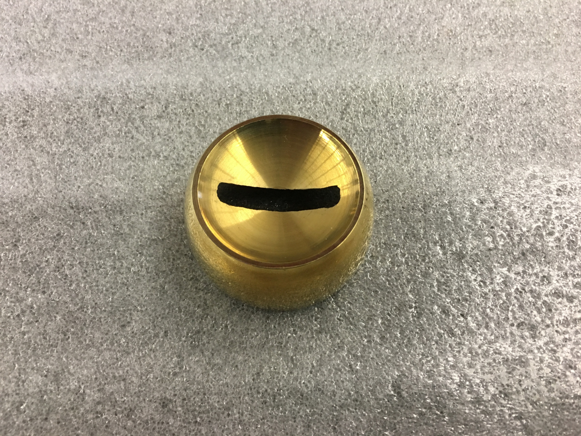 Polished Brass Angle Collar (1-1/2in)