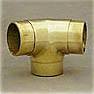 Polished Brass 45° Flush Side Outlet Elbow Fitting (2in)