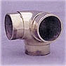Polished Stainless Side Outlet Flush Elbow Fitting (1-1/2in)