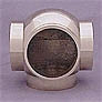 Polished Stainless Side Outlet Tee Fitting (1-1/2in)