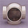 Polished Stainless Side Outlet Tee Fitting  (2in)