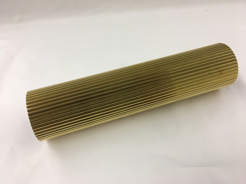 24 (610mm) Solid Brass Tubing - 2 (51mm) Diameter - (Unlacquered