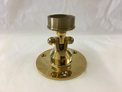 Polished Brass Adjustable Wall Flange (1-1/2in)
